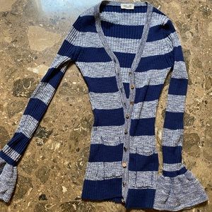 Striped cardigan